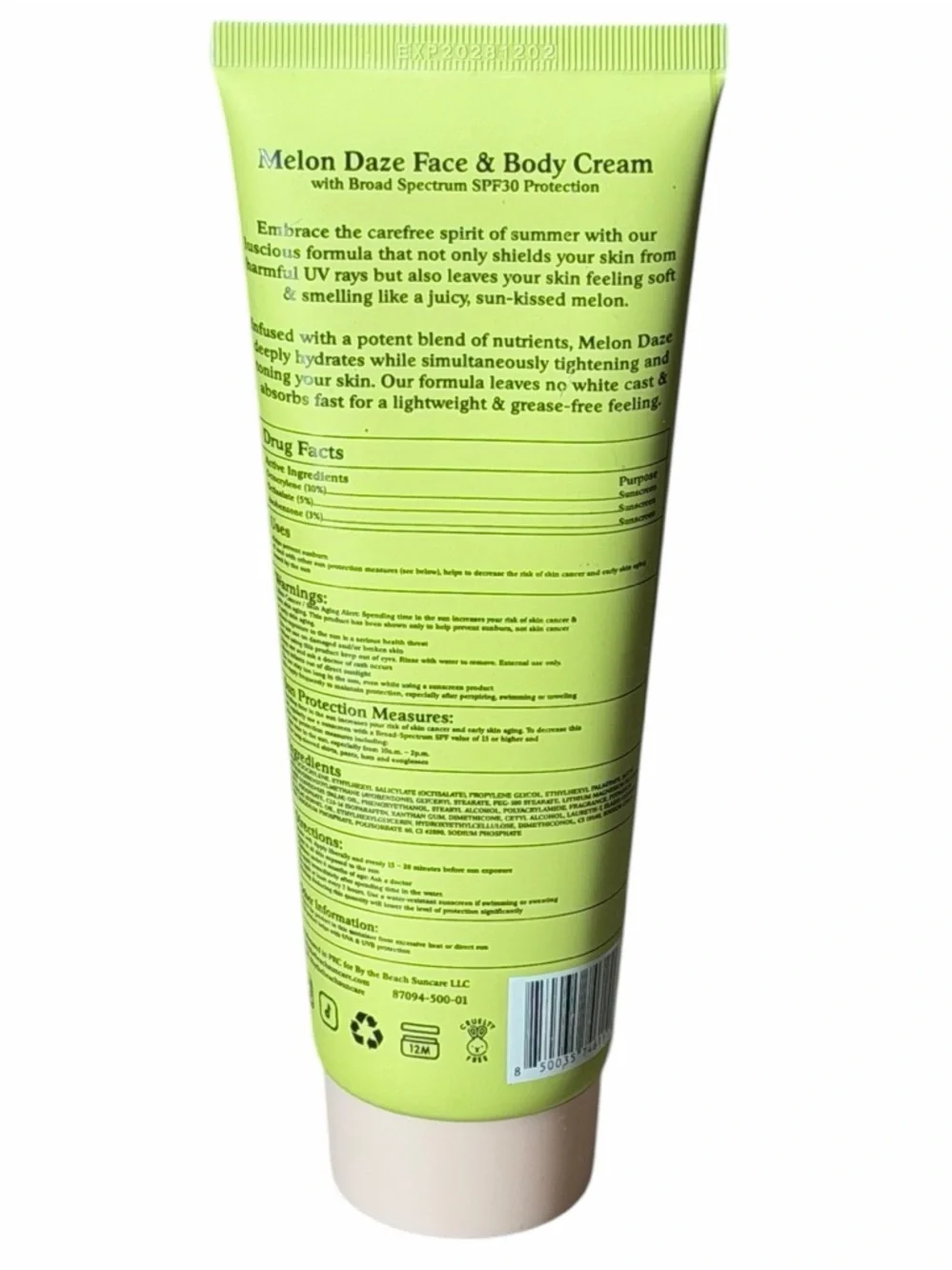 By The Beach Melon Daze SPF30 Face & Body Cream - Picture 11 of 15